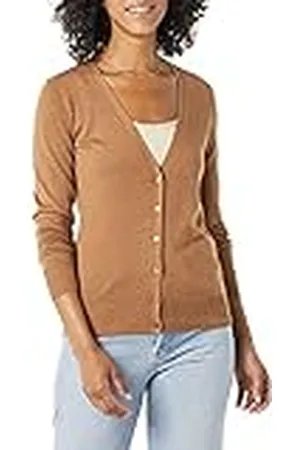 Amazon Jersey Ligero con Cuello de Pico (Disponible en Tallas Grandes) Mujer, , XXL
