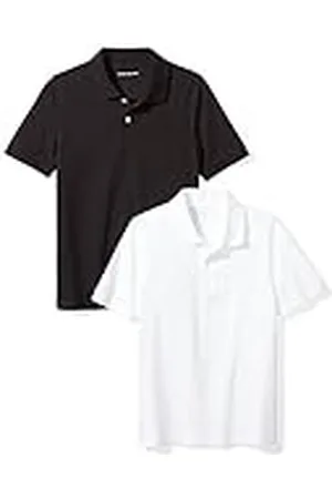 Amazon Polos de piqué de Manga Corta Niño, Pack de 2, , 8 años