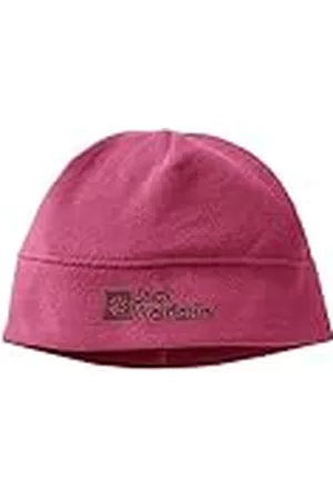 Jack Wolfskin Gorro Unisex para niños, Color Fucsia Oscuro, tamaño estándar