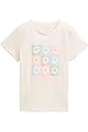 TOM TAILOR 1045146 Camiseta, 12906-Lana de Color Blanco, 104-110 para Niñas