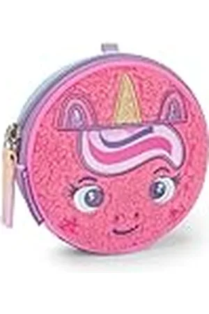 FRANCO COSIMO PANINI MOFU MOFU - Monedero oficial Mofu Mofu, con práctico cierre de cremallera, ideal para guardar monedas y otros objetos pequeños, idea de regalo para niñas y niñas, 9 x 13 cm, lila