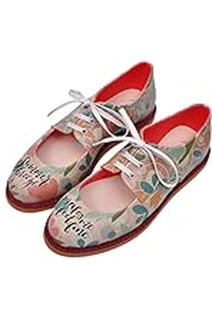 Dogo Pency, Zapatos Mary Jane de Mujer, Summer Breeze, Zapatos Veganos Estampados,37 EU