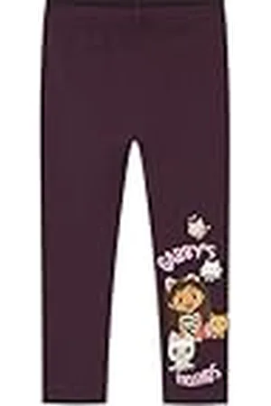 NAME IT NMFJULLE Gabby Legging Sky Leggings, Plum, 98 para Niñas