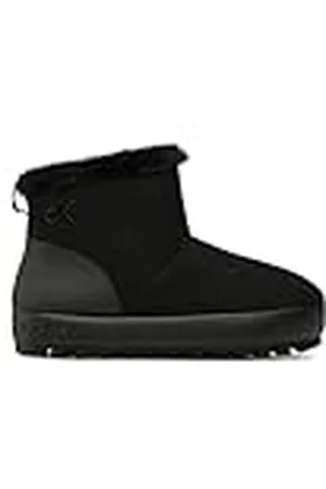 Calvin Klein Botines de media caña Mujer Home Slipper con plataforma, Negro (Triple Black), 36