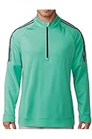 adidas 3-Stripes Quarter Zip Sweater de Golf, Hombre, , M