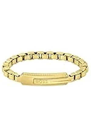 HUGO BOSS Jewelry Pulsera de cadena para Hombre Colección ORLADO disponible en versión dorada, plateada o negra