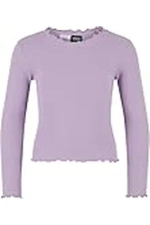 Urban classics Uck3996-girls Short Rib Longsleeve Camiseta, , 158-164 para Niñas