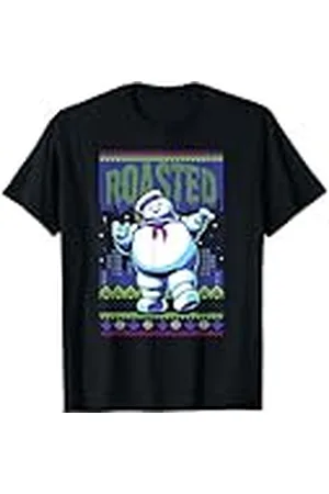 Ghostbusters Tejido tostado Stay Puft de los Ghost Busters Camiseta