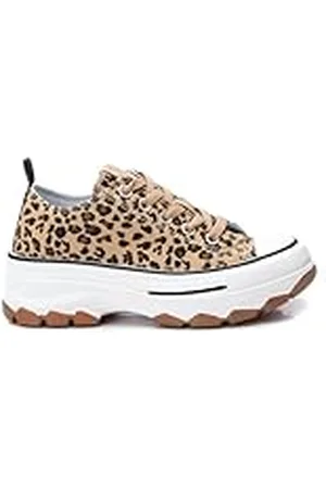 Refresh Zapatilla Mujer Leopardo - Calzado Cómodo y Versátil - Moda Casual - Modelo 17247711 (Talla 36)