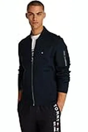 Tommy Hilfiger Cazadora Bomber Hombre Essential con Cremallera, , M
