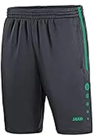 Jako Trainingsshorts Active Pantalones Cortos de Entrenamiento, Hombre, Antracita/Turquesa, XX-Large