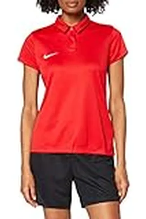 Nike W NK Dry Acdmy18 Polo SS T-Shirt, Hombre, University Red/Gym Red/White, XL