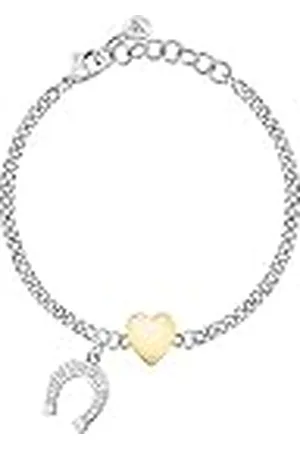 Morellato Pasiones pulsera mujer Cápsulas Collection de acero, cristales - SAUN25, 19 cm, Acero aleado