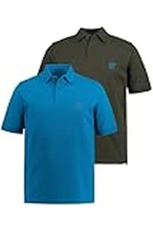 JP 1880 Polos, Basic, Paquete de 2, piqué, algodón Peinado 5XL 704317761-5XL