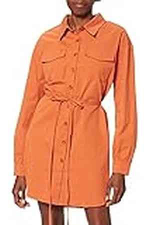 NA-KD Oversized Belted Shirt Camisa, , 36 para Mujer