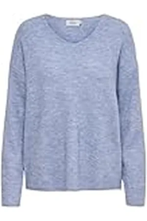 ONLY Onlcamilla V-Neck L/S Pullover Knt Noos Suéter pulóver, , L para Mujer