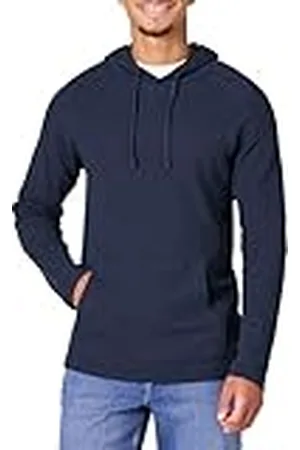 Amazon Sudadera con Capucha Térmica de Hilo Flameado y Manga Larga (Previamente Goodthreads) Hombre, , XL Alto