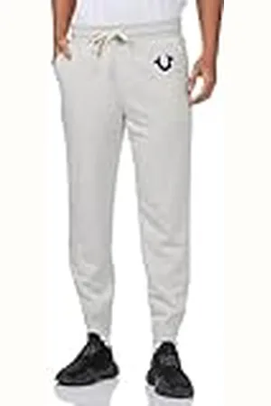 True Religion Classic Logo Jogger Sweatpant Pantalones de chándal, , Large para Hombre