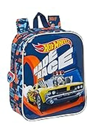 Glowlab HOT WHEELS Speed Club - Mochila Infantil, Mochila Niño, Mochila Escolar, Adaptable a Carro, Ideal para Guardería, Cómoda y Versátil, Calidad y Resistencia, 22x10x27 cm, Color