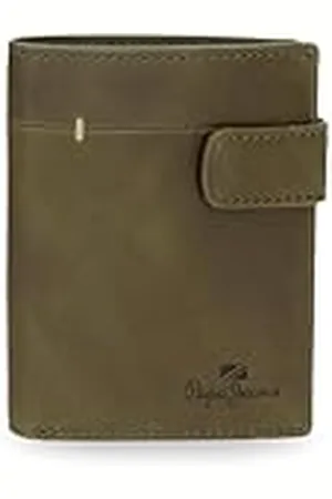 Pepe Jeans Staple Cartera Vertical con Tarjetero y Cierre de Click 8,5x10,5x1 cms Piel by Joumma Bags