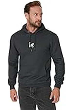 Trendyol Herren Tier Lange Ärmel Regulär Sweatshirts, Sudadera de los Hombres,