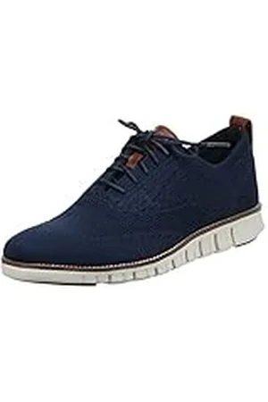 Cole Haan Herren Zerogrand Stitchlite Oxfords Blau Marine Blu/Ivory, 42 EU