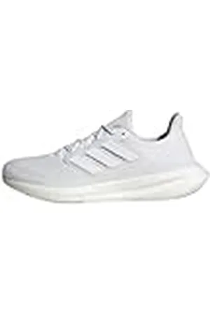 adidas Pureboost 23 Shoes, Zapatillas para Correr Hombre, Cloud White/Cloud White/Core Black, 42 EU