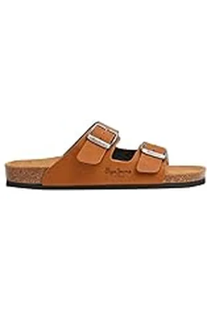 Pepe Jeans Oban Classic 1 W Sandalias para Mujer, Marrón (Cognac Brown), 4