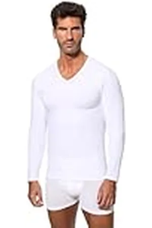 Abanderado Camiseta de Manga Larga Cuello Pico con tecnología termorreguladora Regul