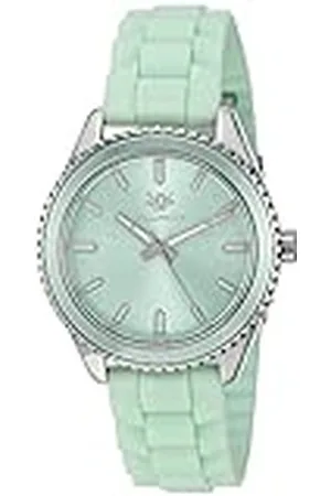 Daniel Wellington WN508-190C - Reloj analógico de Cuarzo para Mujer con Correa de Silicona, Color Verde