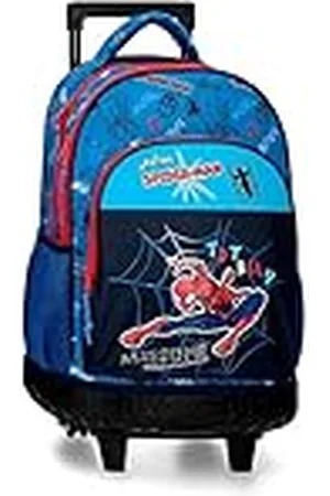 Marvel Spiderman Totally awesome Mochila Compact 2 Ruedas 32x45x21 cms Poliéster 30,24L
