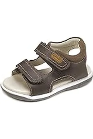 Garvalin 182452, Sandalias con Punta Abierta Niño, Marrón (Brown), 28 EU