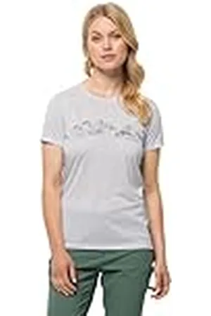 Jack Wolfskin Crosstrail Graphic T W Camiseta de Manga Corta, , S para Mujer