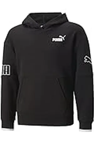 PUMA Sudadera con Capucha Power Colorblock TR G Sudor, Niñas, Negro Black, 140