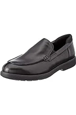 Geox U Spherica Ec11 Wide, Mocasines para Hombre, (Black), 45 EU