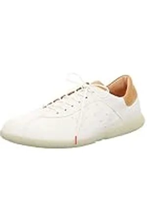 Think! Hauki Sin Cromo Curtido Sostenible, Zapatos con Cordones Hombre, 1010 Bianco Kombi, 46 EU