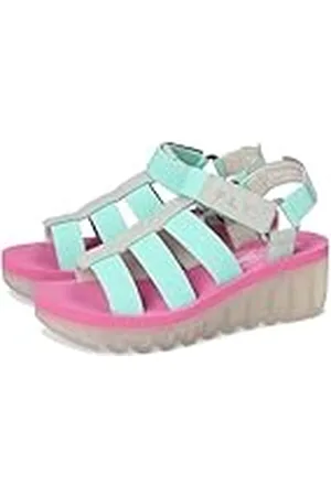 Fly London YOJI198FLY, Sandalias Mujer, Sky Blue/Spearmint/Lilac, 40 EU
