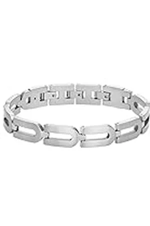 Fossil Pulsera de Cadena para Hombre Heritage D-Link de Acero Inoxidable, JF04692040