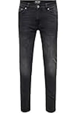 Only & Sons Onswarp Skinny One Wbd 9095 Dcc Dnm Noos Vaqueros Ajustados, , 28W x 32L para Hombre