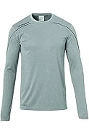 Uhlsport Stream 22 Trikot Langarm Sudadera de Entrenamiento, Hombre, Gris Oscuro Mezcla/Negro, 116