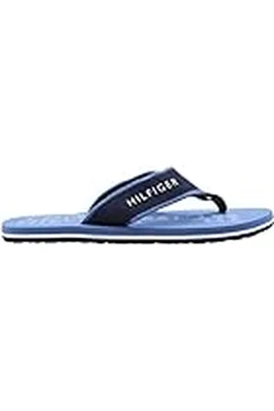 Tommy Hilfiger Hombre Chancletas Sporty Beach Sandal Chanclas, Azul (Blue Coast), 40 EU