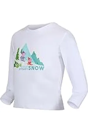 Regatta Camiseta de manga larga Coolweave con estampado gráfico de Peppa para niños
