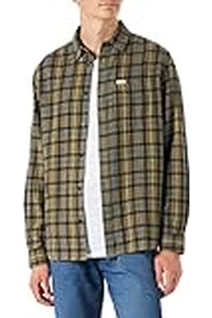 Wrangler 1 Pocket Shirt Camisa, , X-Large de los Hombres