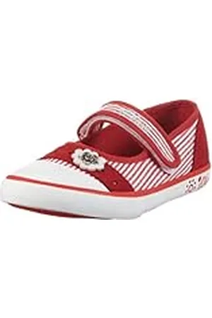 QS by s.Oliver Casual - Bailarinas de Lona niña, Color Rojo, Talla 32