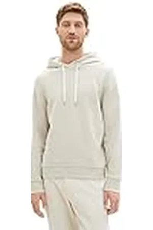 TOM TAILOR Sudadera de hombre con capucha y logo estampado, , XXXL