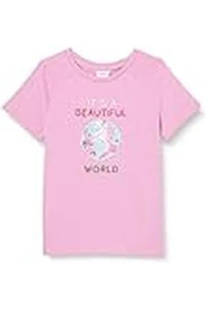 QS by s.Oliver 403.10.204.12.130.2112960 Camiseta, Rosa, 92-98 para Niñas