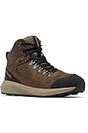 Columbia TRAILSTORM CREST MID WATERPROOF Botas Montaña De Senderismo Y Trekking impermeables Hombre , Marrón (Cordovan x Black), 41.5 EU