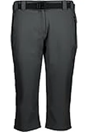CMP Pantalón capri stretch mujer, Antracite, XS
