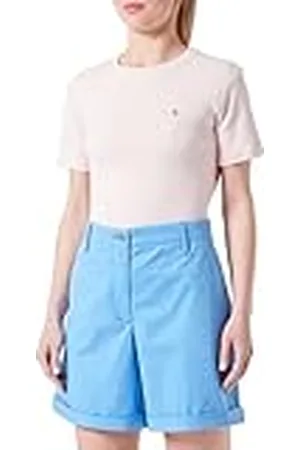 Tommy Hilfiger Pantalones Cortos Chinos para Mujer Mom Fit, , 46