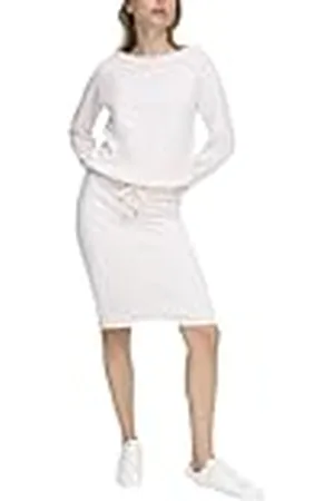DKNY Vestido Bordado con Hombros Descubiertos Informal, , XS para Mujer